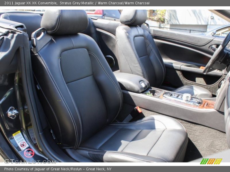 Stratus Grey Metallic / Warm Charcoal/Warm Charcoal 2011 Jaguar XK XK Convertible