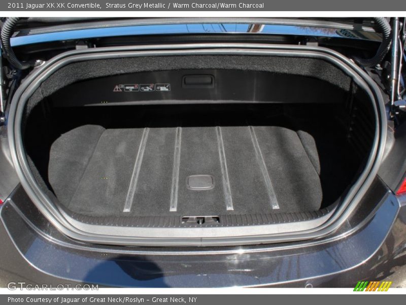 Stratus Grey Metallic / Warm Charcoal/Warm Charcoal 2011 Jaguar XK XK Convertible