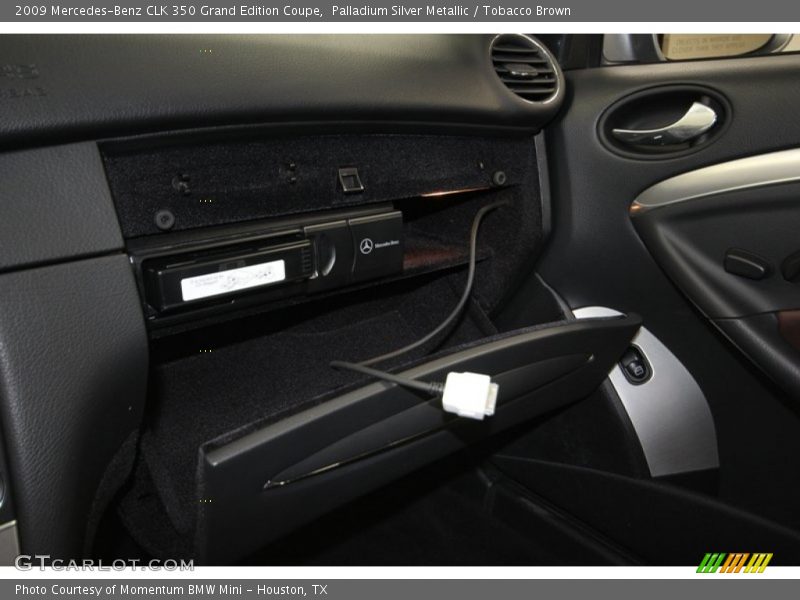 Palladium Silver Metallic / Tobacco Brown 2009 Mercedes-Benz CLK 350 Grand Edition Coupe