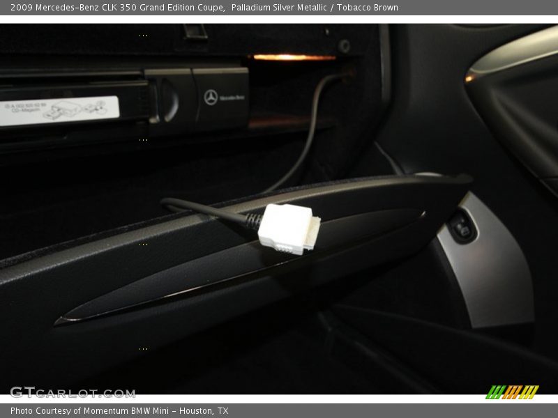 Palladium Silver Metallic / Tobacco Brown 2009 Mercedes-Benz CLK 350 Grand Edition Coupe