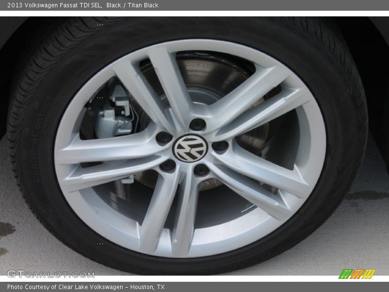 Black / Titan Black 2013 Volkswagen Passat TDI SEL