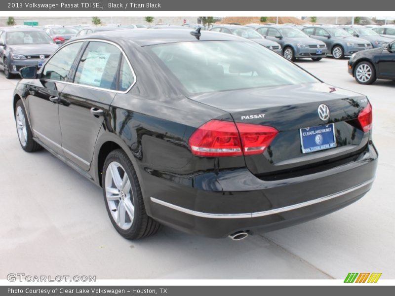 Black / Titan Black 2013 Volkswagen Passat TDI SEL