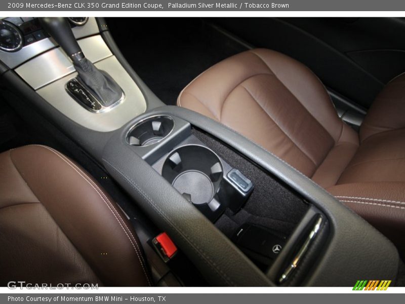 Palladium Silver Metallic / Tobacco Brown 2009 Mercedes-Benz CLK 350 Grand Edition Coupe