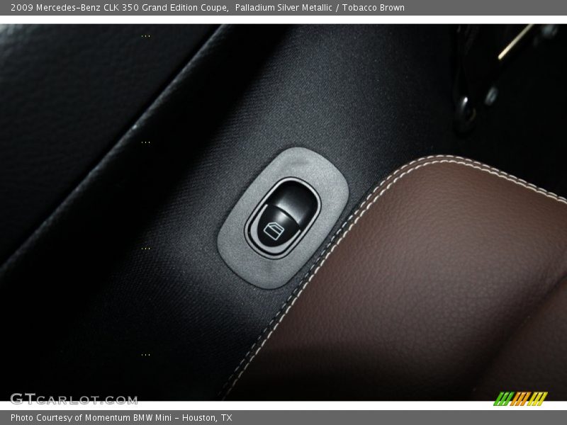 Palladium Silver Metallic / Tobacco Brown 2009 Mercedes-Benz CLK 350 Grand Edition Coupe