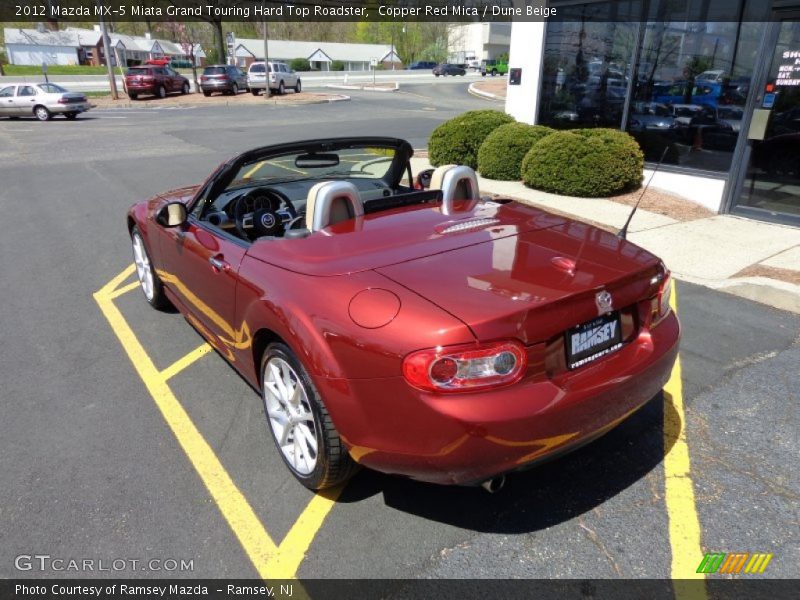 Copper Red Mica / Dune Beige 2012 Mazda MX-5 Miata Grand Touring Hard Top Roadster