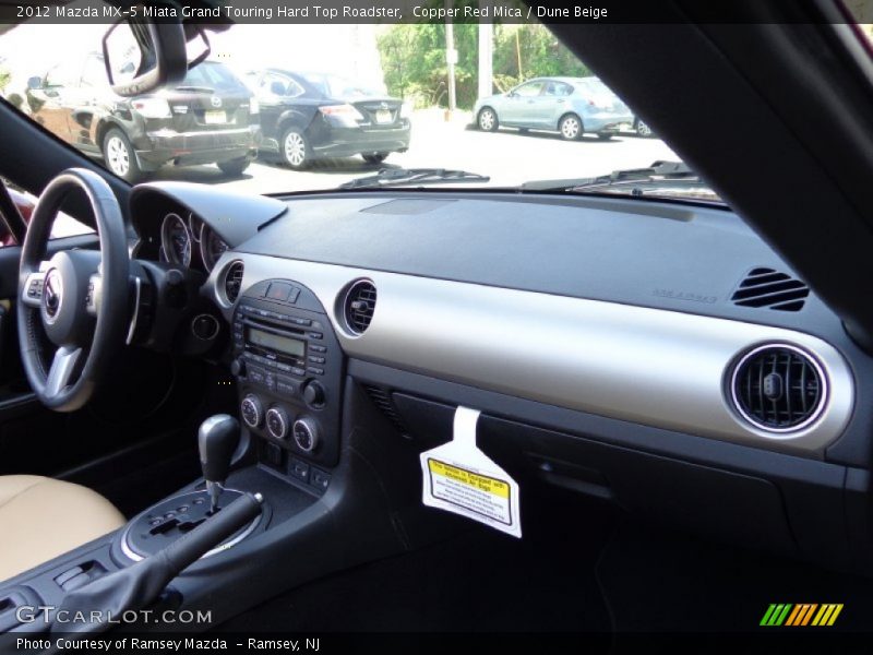 Copper Red Mica / Dune Beige 2012 Mazda MX-5 Miata Grand Touring Hard Top Roadster