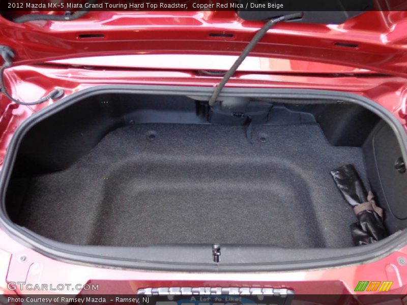 Copper Red Mica / Dune Beige 2012 Mazda MX-5 Miata Grand Touring Hard Top Roadster