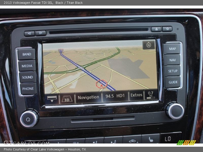 Black / Titan Black 2013 Volkswagen Passat TDI SEL