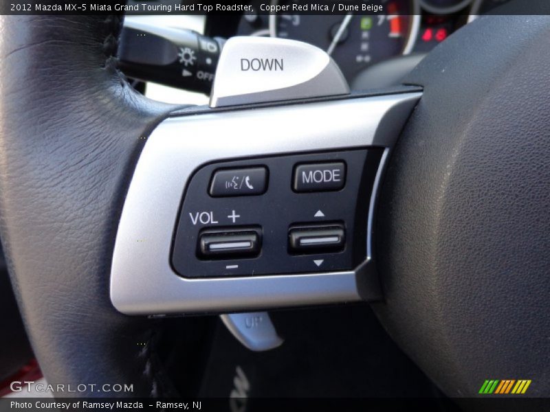 Controls of 2012 MX-5 Miata Grand Touring Hard Top Roadster