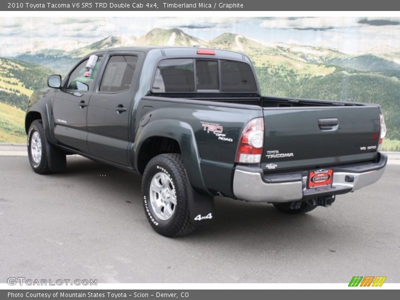 Timberland Mica / Graphite 2010 Toyota Tacoma V6 SR5 TRD Double Cab 4x4