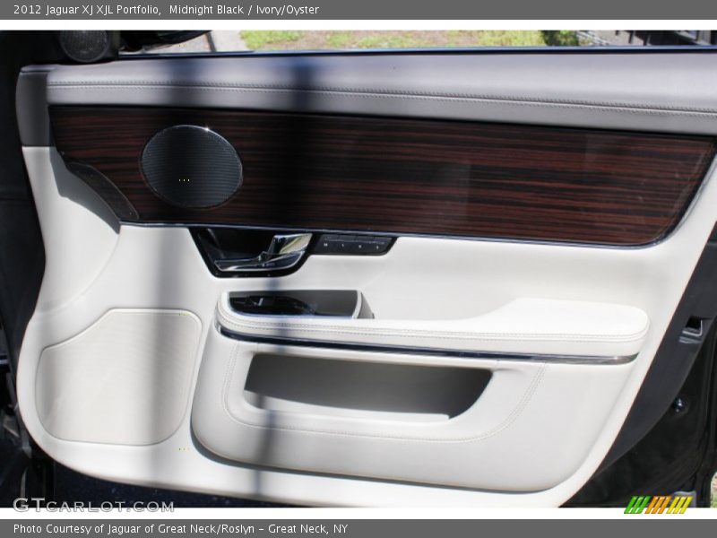 Midnight Black / Ivory/Oyster 2012 Jaguar XJ XJL Portfolio