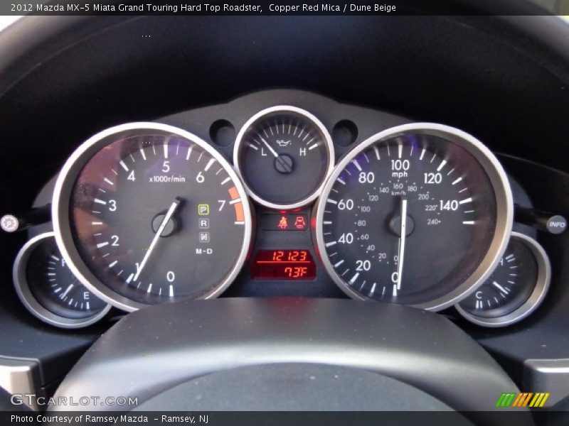  2012 MX-5 Miata Grand Touring Hard Top Roadster Grand Touring Hard Top Roadster Gauges