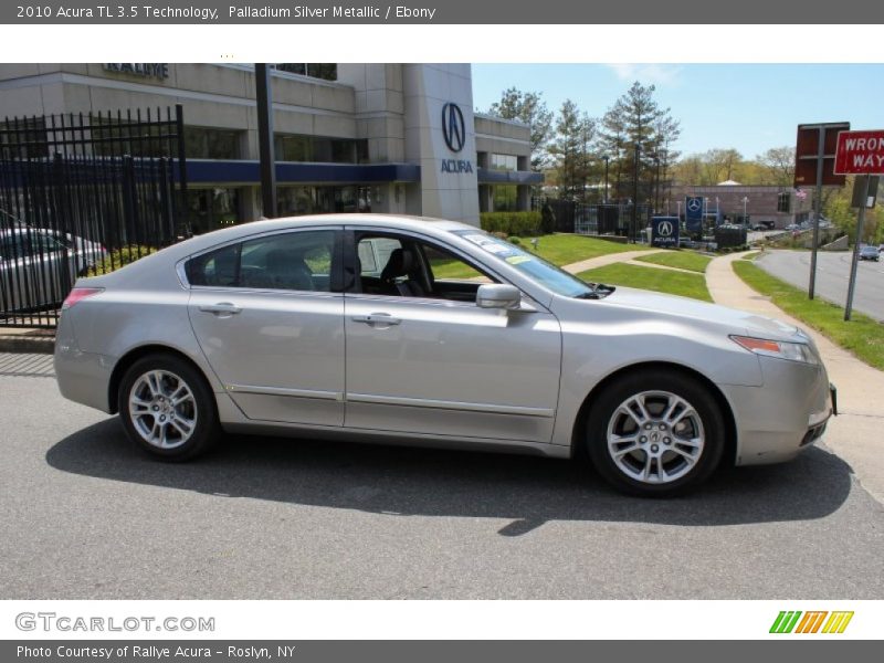 Palladium Silver Metallic / Ebony 2010 Acura TL 3.5 Technology