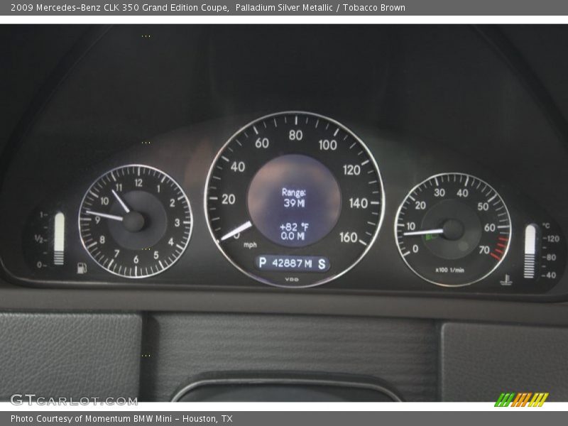  2009 CLK 350 Grand Edition Coupe 350 Grand Edition Coupe Gauges
