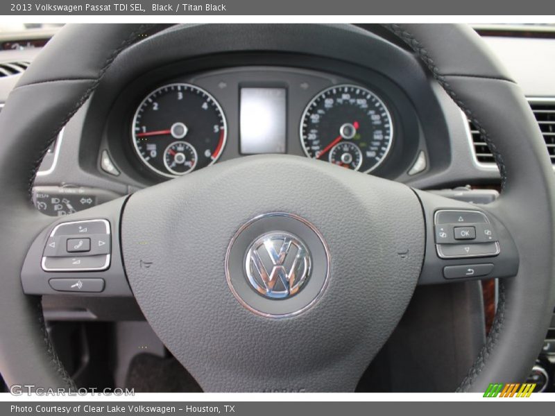 Black / Titan Black 2013 Volkswagen Passat TDI SEL