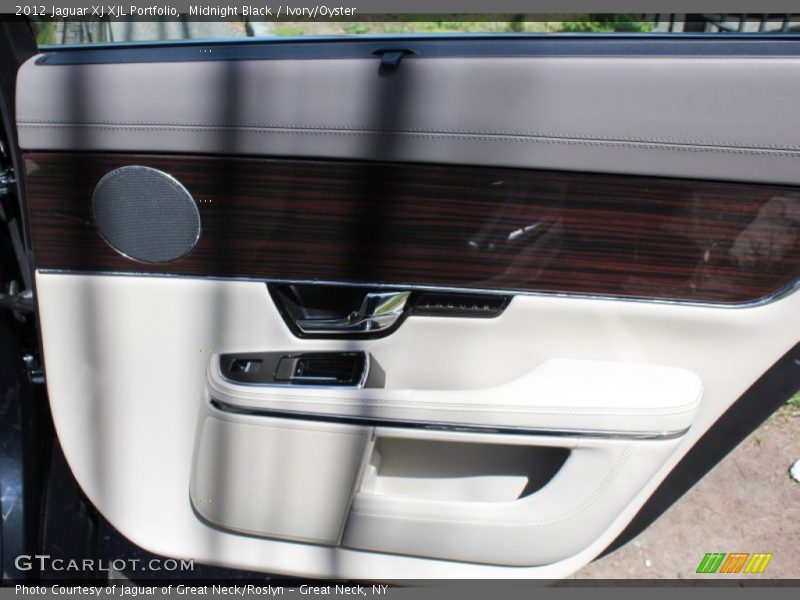 Midnight Black / Ivory/Oyster 2012 Jaguar XJ XJL Portfolio