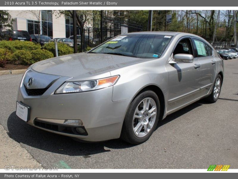 Palladium Silver Metallic / Ebony 2010 Acura TL 3.5 Technology