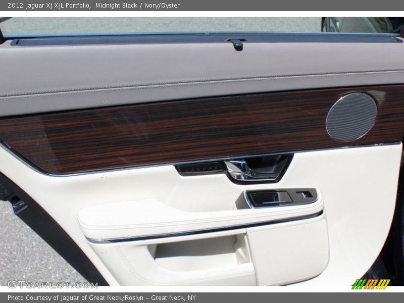 Midnight Black / Ivory/Oyster 2012 Jaguar XJ XJL Portfolio