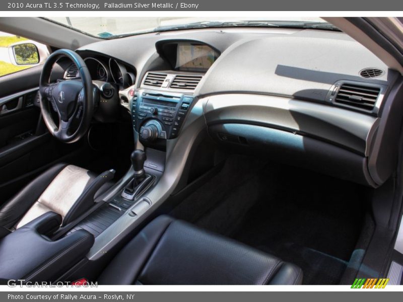 Palladium Silver Metallic / Ebony 2010 Acura TL 3.5 Technology