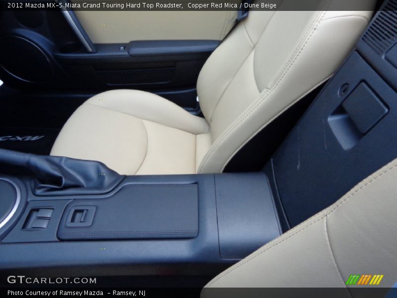 Copper Red Mica / Dune Beige 2012 Mazda MX-5 Miata Grand Touring Hard Top Roadster