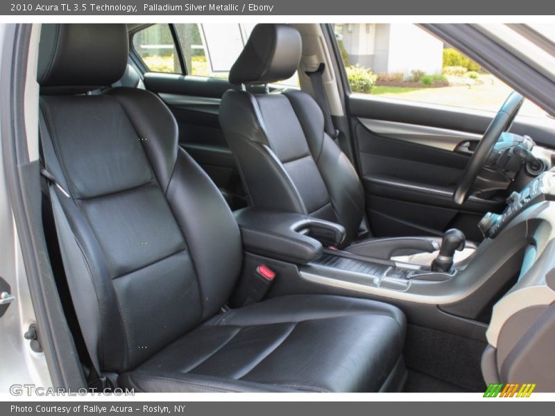 Palladium Silver Metallic / Ebony 2010 Acura TL 3.5 Technology