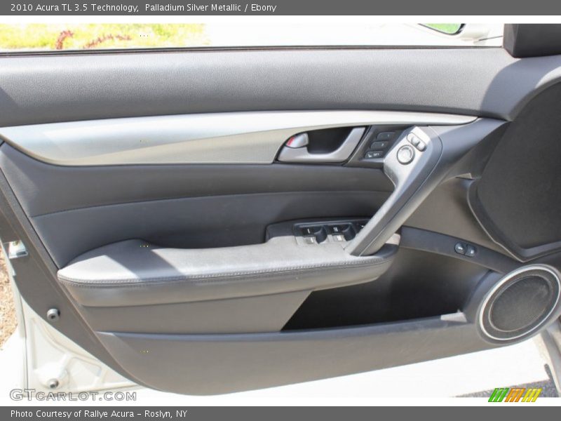 Palladium Silver Metallic / Ebony 2010 Acura TL 3.5 Technology