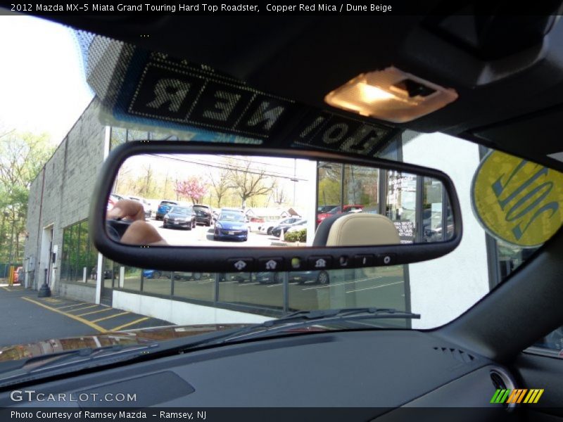 Copper Red Mica / Dune Beige 2012 Mazda MX-5 Miata Grand Touring Hard Top Roadster