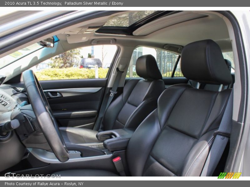 Palladium Silver Metallic / Ebony 2010 Acura TL 3.5 Technology