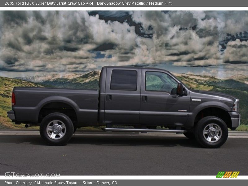 Dark Shadow Grey Metallic / Medium Flint 2005 Ford F350 Super Duty Lariat Crew Cab 4x4