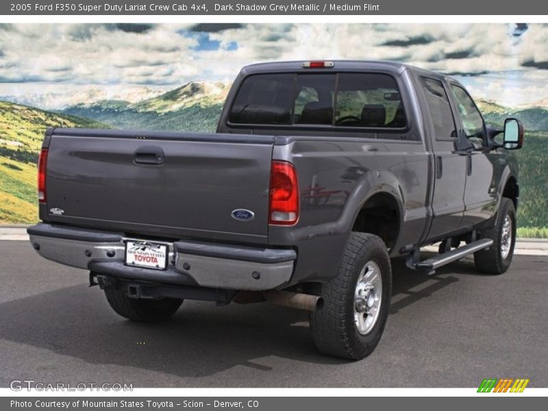 Dark Shadow Grey Metallic / Medium Flint 2005 Ford F350 Super Duty Lariat Crew Cab 4x4
