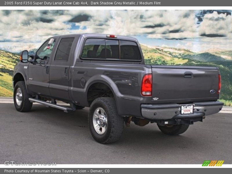Dark Shadow Grey Metallic / Medium Flint 2005 Ford F350 Super Duty Lariat Crew Cab 4x4