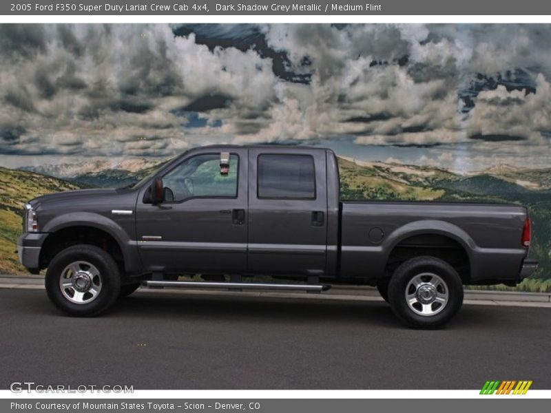Dark Shadow Grey Metallic / Medium Flint 2005 Ford F350 Super Duty Lariat Crew Cab 4x4