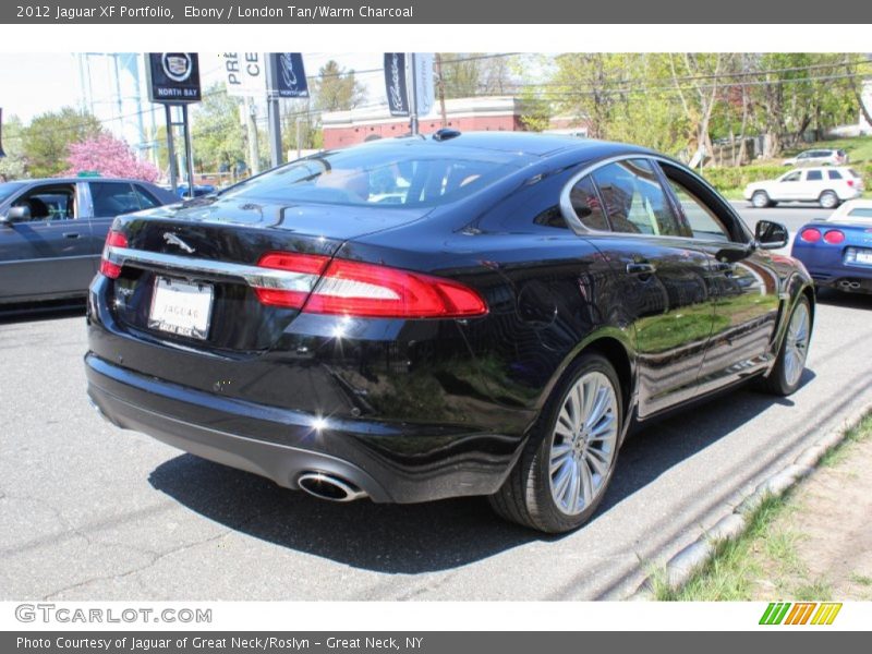 Ebony / London Tan/Warm Charcoal 2012 Jaguar XF Portfolio