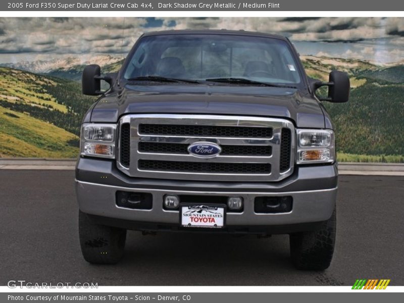Dark Shadow Grey Metallic / Medium Flint 2005 Ford F350 Super Duty Lariat Crew Cab 4x4