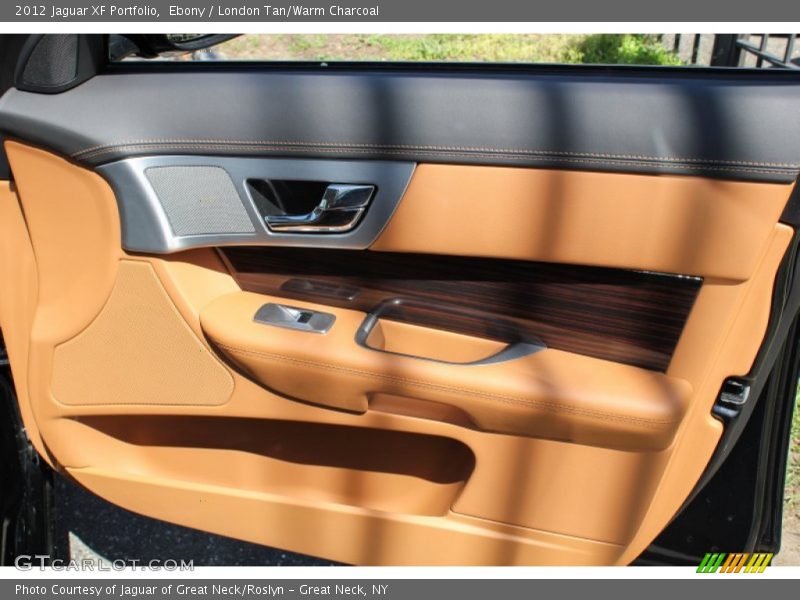 Ebony / London Tan/Warm Charcoal 2012 Jaguar XF Portfolio