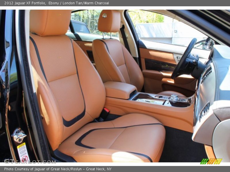 Ebony / London Tan/Warm Charcoal 2012 Jaguar XF Portfolio