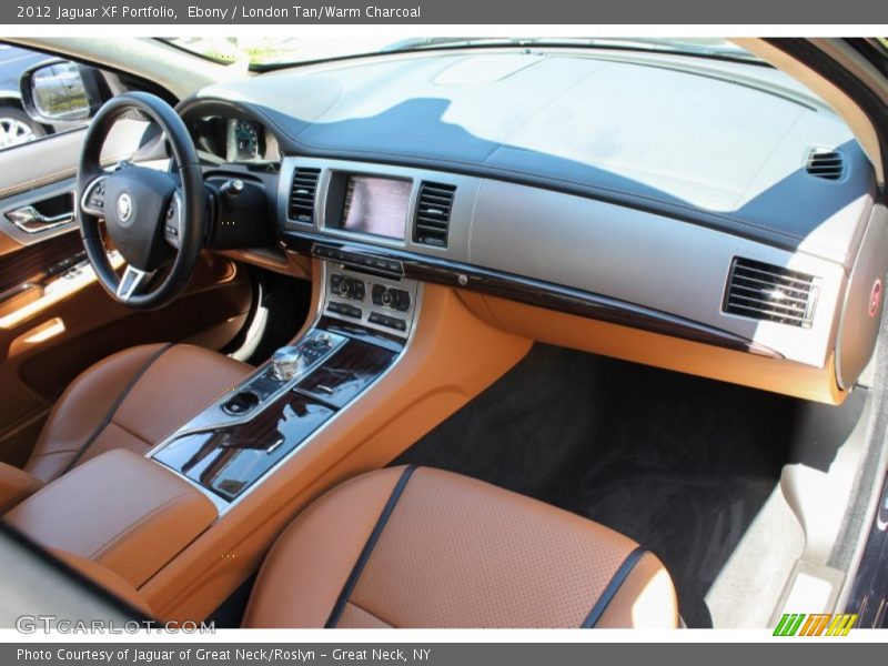 Ebony / London Tan/Warm Charcoal 2012 Jaguar XF Portfolio