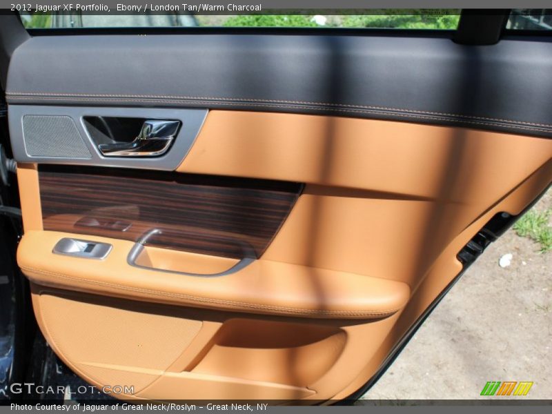 Ebony / London Tan/Warm Charcoal 2012 Jaguar XF Portfolio