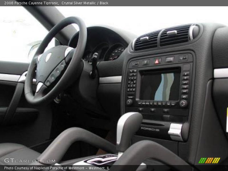 Crystal Silver Metallic / Black 2008 Porsche Cayenne Tiptronic