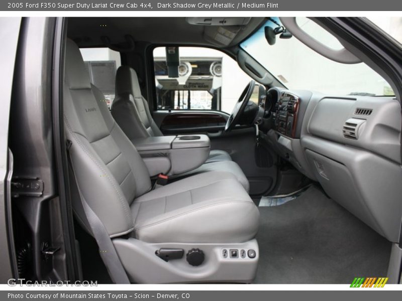 Dark Shadow Grey Metallic / Medium Flint 2005 Ford F350 Super Duty Lariat Crew Cab 4x4