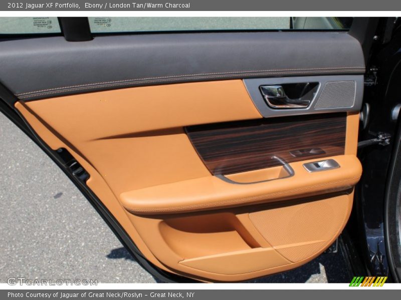 Ebony / London Tan/Warm Charcoal 2012 Jaguar XF Portfolio