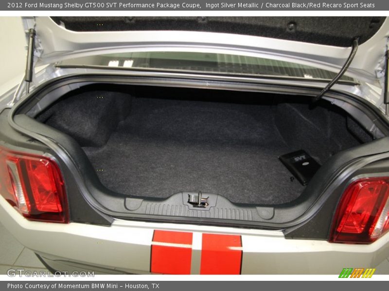  2012 Mustang Shelby GT500 SVT Performance Package Coupe Trunk