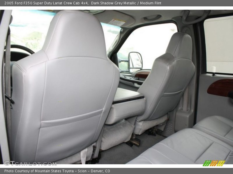 Dark Shadow Grey Metallic / Medium Flint 2005 Ford F350 Super Duty Lariat Crew Cab 4x4