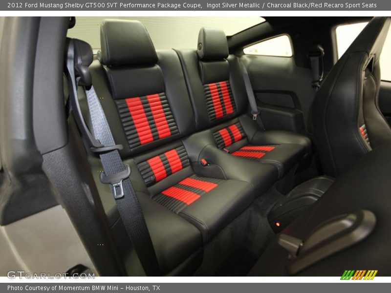 Rear Seat of 2012 Mustang Shelby GT500 SVT Performance Package Coupe