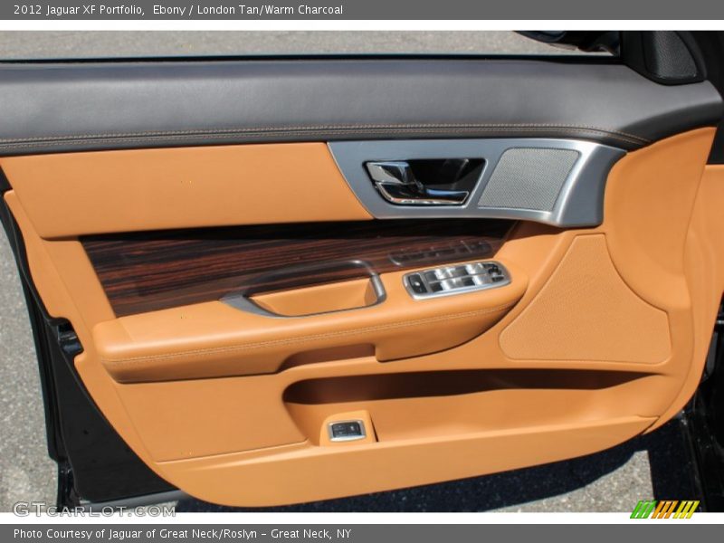 Ebony / London Tan/Warm Charcoal 2012 Jaguar XF Portfolio