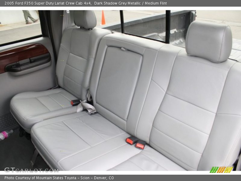 Dark Shadow Grey Metallic / Medium Flint 2005 Ford F350 Super Duty Lariat Crew Cab 4x4