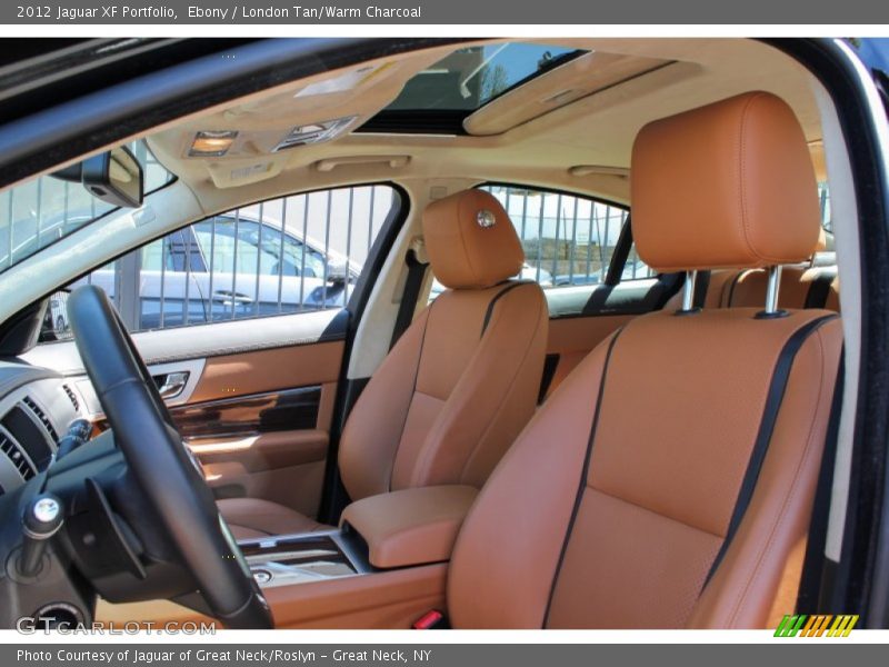 Ebony / London Tan/Warm Charcoal 2012 Jaguar XF Portfolio
