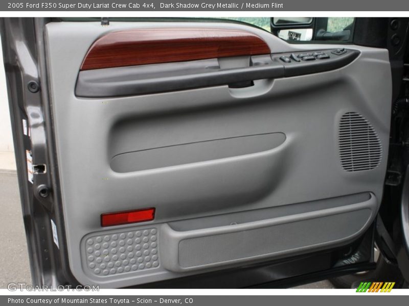 Dark Shadow Grey Metallic / Medium Flint 2005 Ford F350 Super Duty Lariat Crew Cab 4x4