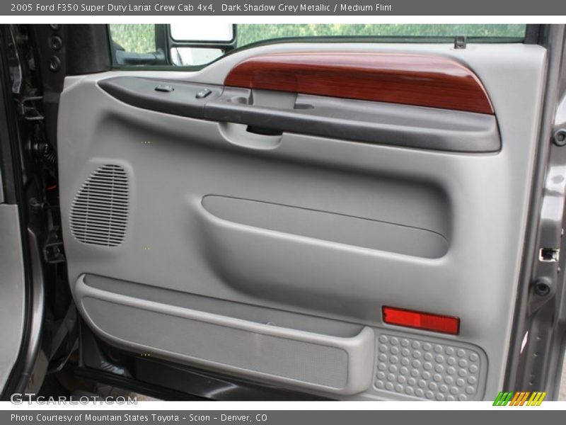 Dark Shadow Grey Metallic / Medium Flint 2005 Ford F350 Super Duty Lariat Crew Cab 4x4