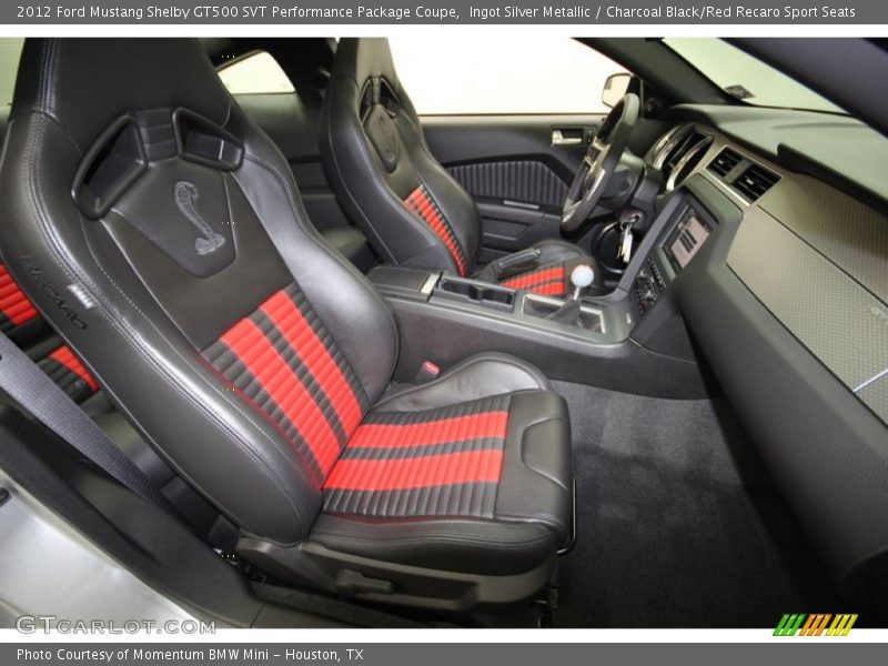 Front Seat of 2012 Mustang Shelby GT500 SVT Performance Package Coupe